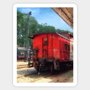 Trains - Caboose Sticker